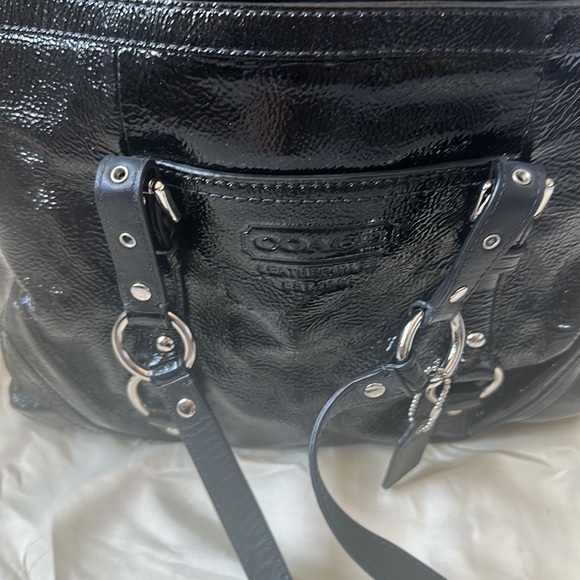 COACH BLACK BAG - Picture 2 of 4